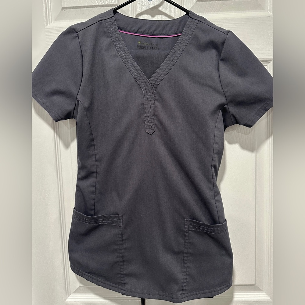 Pewter Gray Scrub Set-Healing Hands